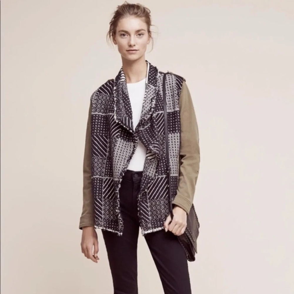 Large Anthropologie Hei Hei Patterned Jacket